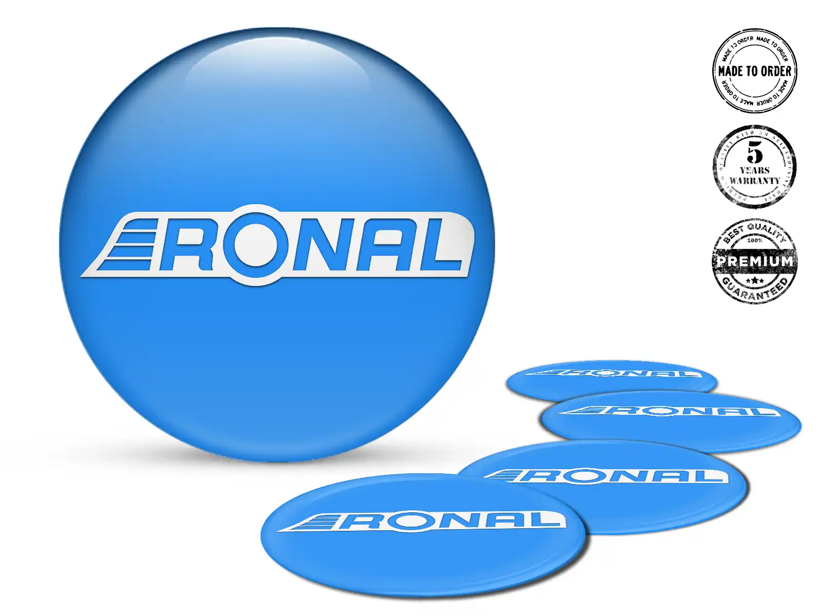Ronal Aufkleber Dome Edition Harz Emblem Labels